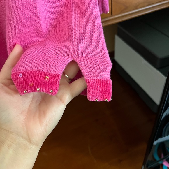 Quackery factory sequin snowman ugly Christmas sweater - Picture 4 of 6